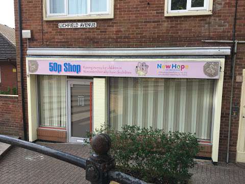 New Hope 50p Charity Shop